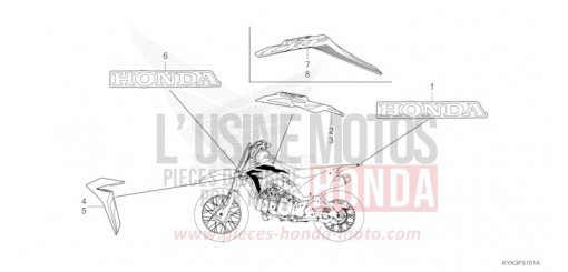 STRIPE/MARK (CRF110FK/L/M/N) CRF110FK de 2019